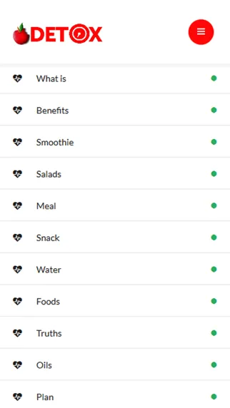 Detox Diet Plan Ekran Görüntüleri