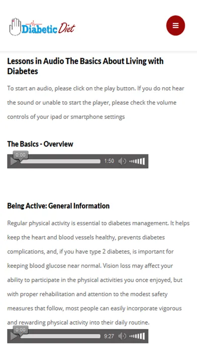 Diabetic Diet Plan: Guide and Recipes スクリーンショット