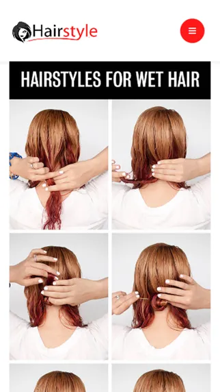 Capturas de pantalla de Easy Hairstyles Step by Step Pictures