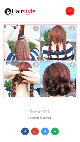 Capturas de pantalla de Easy Hairstyles Step by Step Pictures