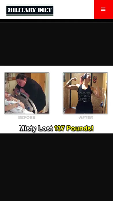 Capturas de tela do Military Diet Plan: The 3 Day Military Diet