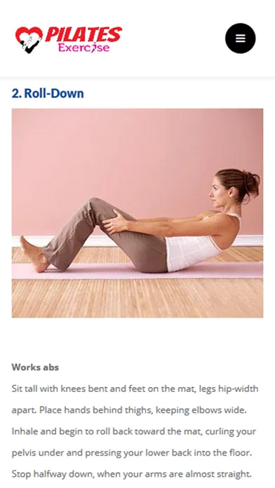 Pilates Exercises Screenshots
