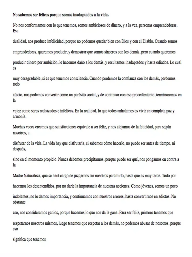 Tangkapan layar Ser Feliz Es El Secreto De La Vida iPad 