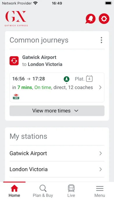 Gatwick Express سکرین شاٹس