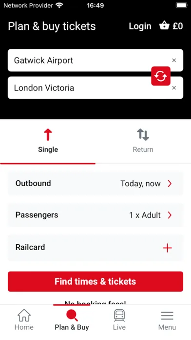 Gatwick Express سکرین شاٹس