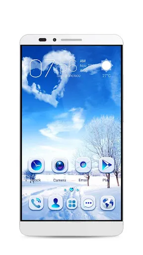 GO Launcher S – 3D Theme, Wall 스크린샷