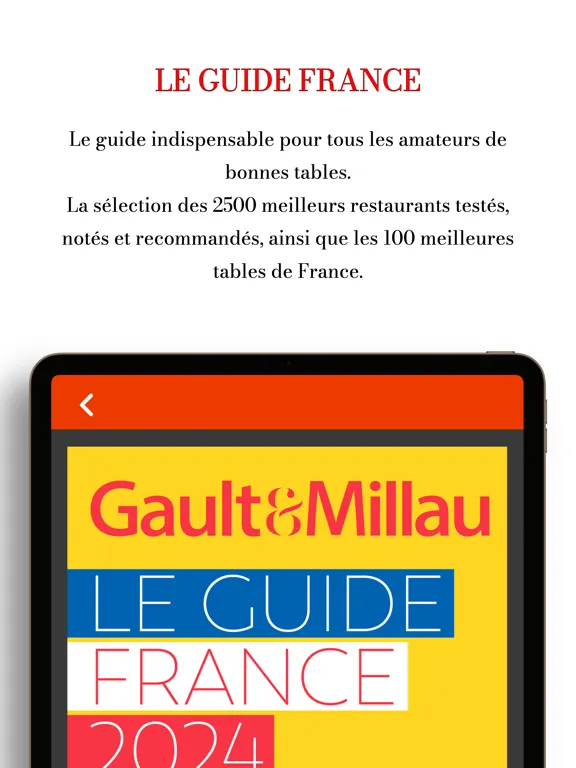Gault&Millau France iPad  스크린샷