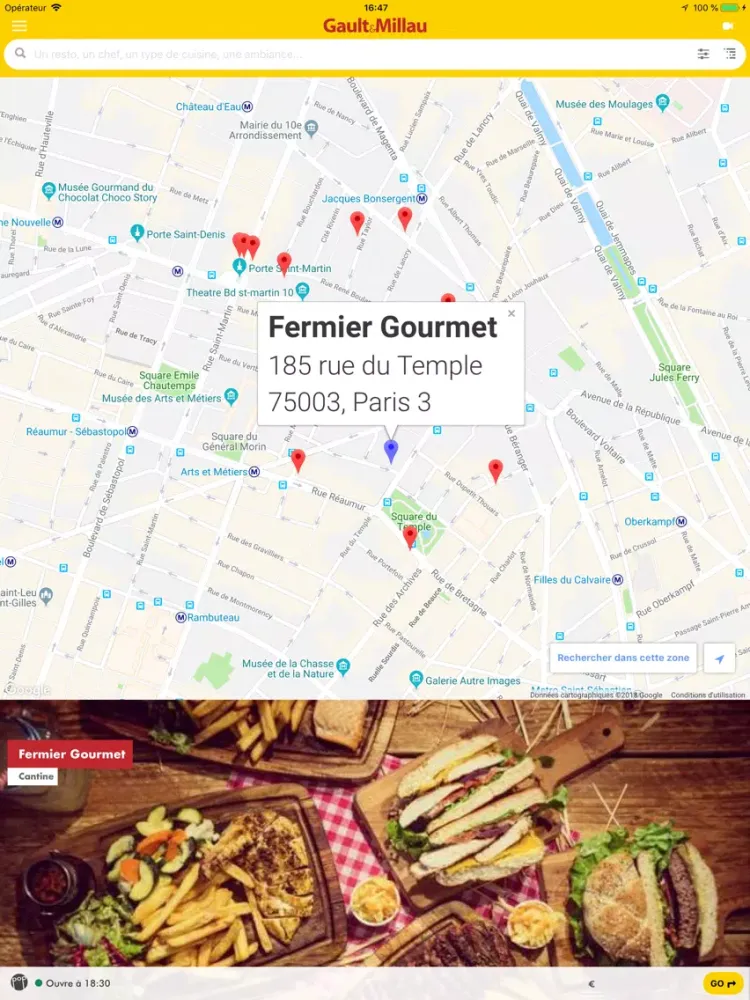 Gault&Millau Restaurants iPad  Screenshots