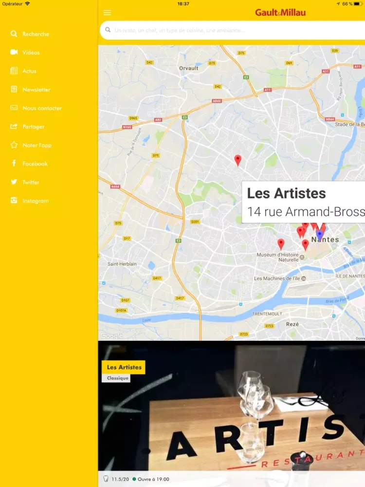 Gault&Millau Restaurants iPad  Screenshots