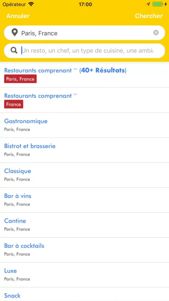 Gault&Millau Restaurants Screenshots