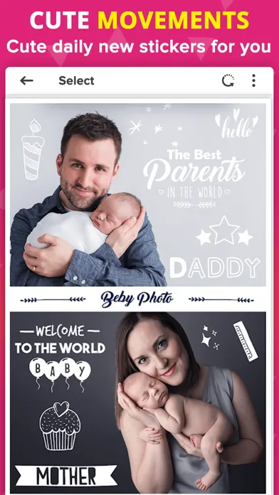 Zrzuty ekranu Baby Photo Editor - Baby Story