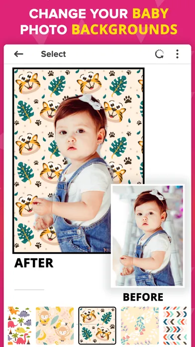 Zrzuty ekranu Baby Photo Editor - Baby Story