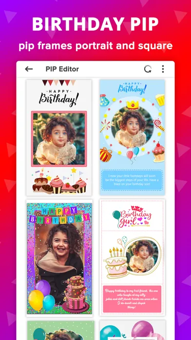 Capturas de tela do Birthday Photo Frame With Cake