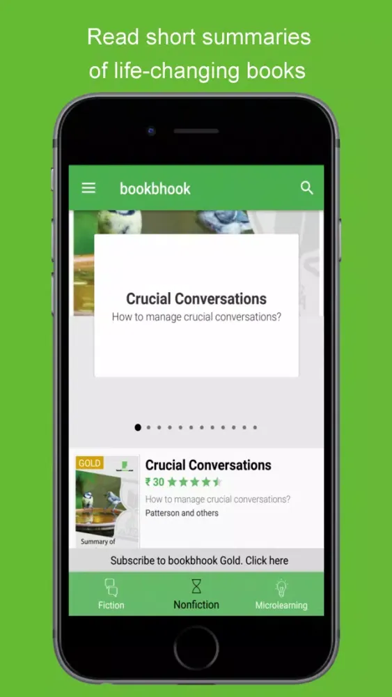 Tangkapan skrin bookbhook-The TLDR reading app
