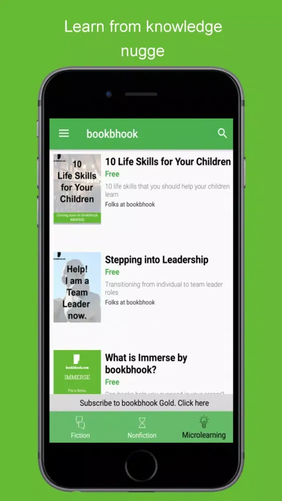 Tangkapan skrin bookbhook-The TLDR reading app