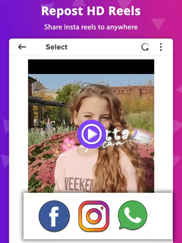 Post Repost Reels Story - IG iPad 应用截图