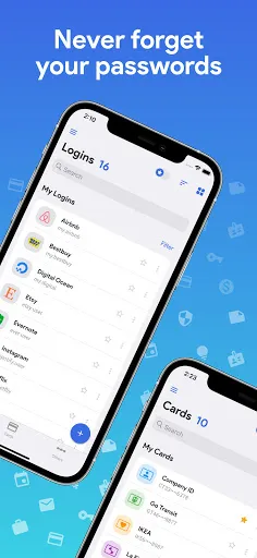 One Key: password manager Screenshots