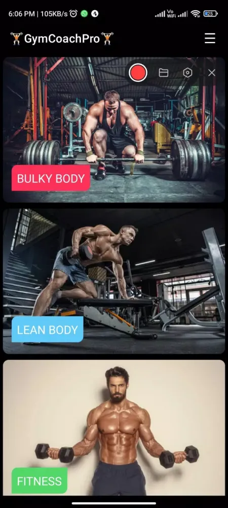 Captures d'écran de GYM Coach for Beginner