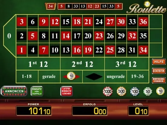 Скриншоты Merkur Roulette iPad 