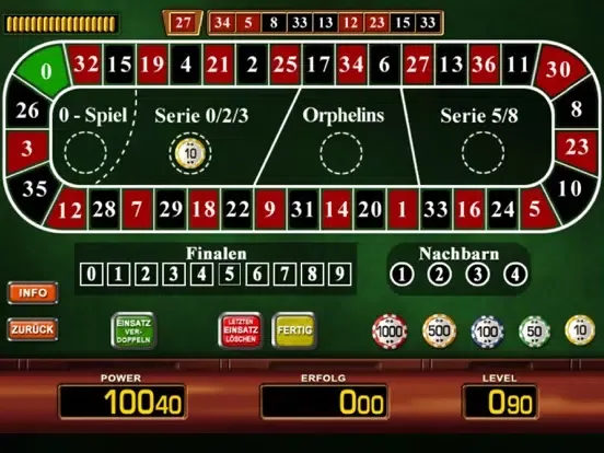 Скриншоты Merkur Roulette iPad 