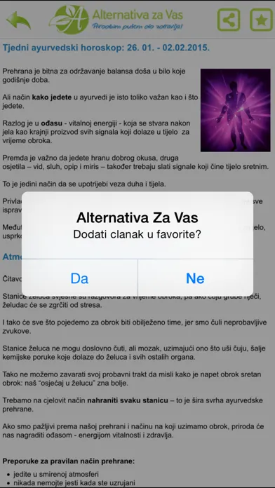 Alternativa Za Vas应用截图