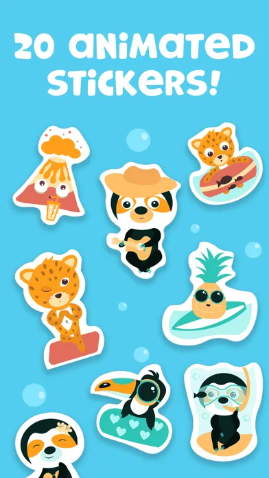 Tropicoji - Animated Stickers应用截图