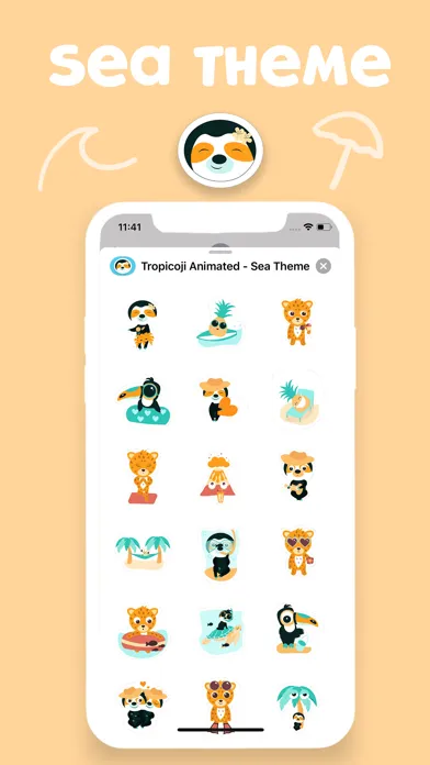 Tropicoji - Animated Stickers应用截图