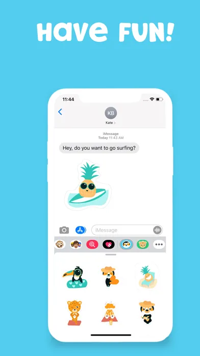 Tropicoji - Animated Stickers应用截图