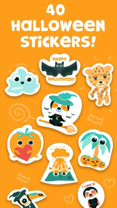 Tropicoji Halloween Stickers 스크린샷