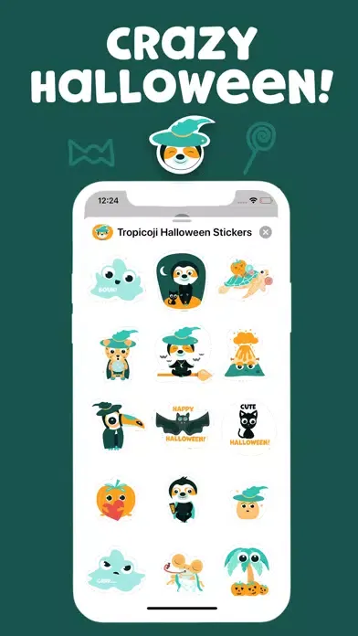 Tropicoji Halloween Stickers 스크린샷