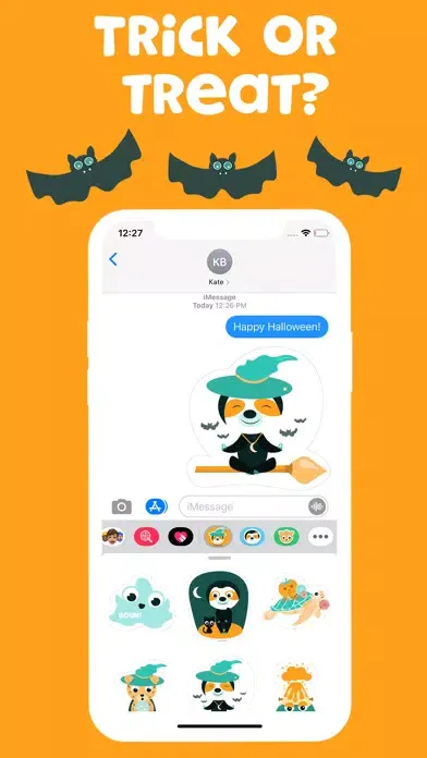 Tropicoji Halloween Stickers 스크린샷