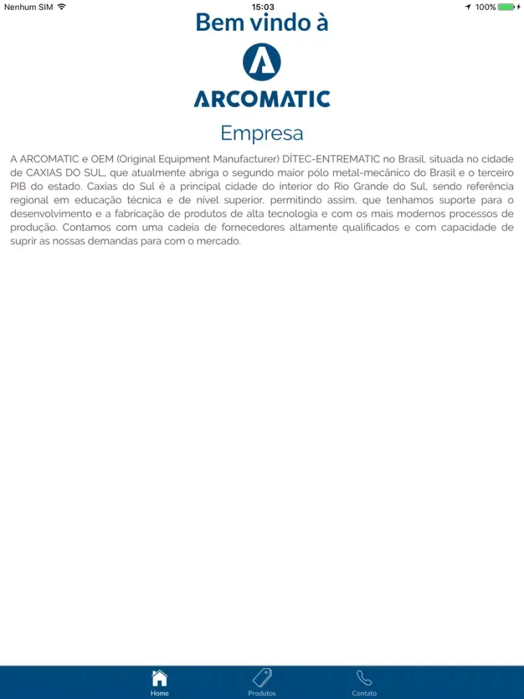ภาพหน้าจอของ Arcomatic iPad 