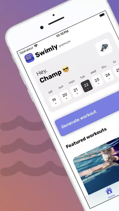 Swimly: swim workouts應用截圖