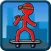 Stick-Man Skate-boarding City Sport Block Jump