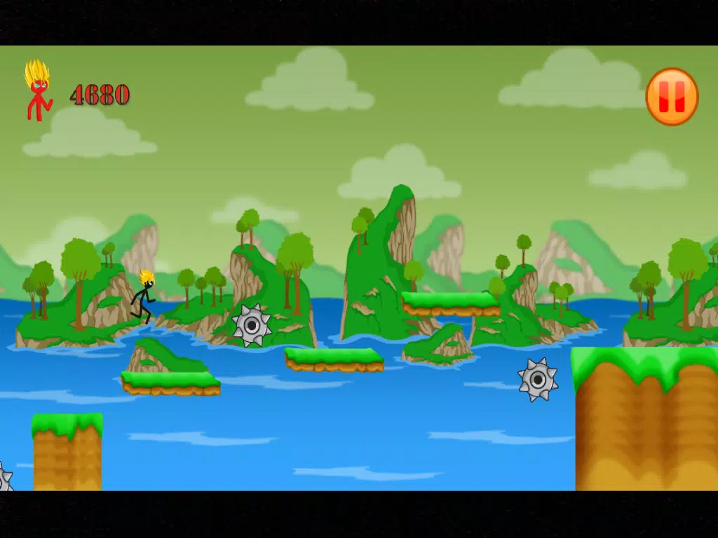 Screenshot di Stick-man Fight-ing Jungle Run-ner Safari iPad 