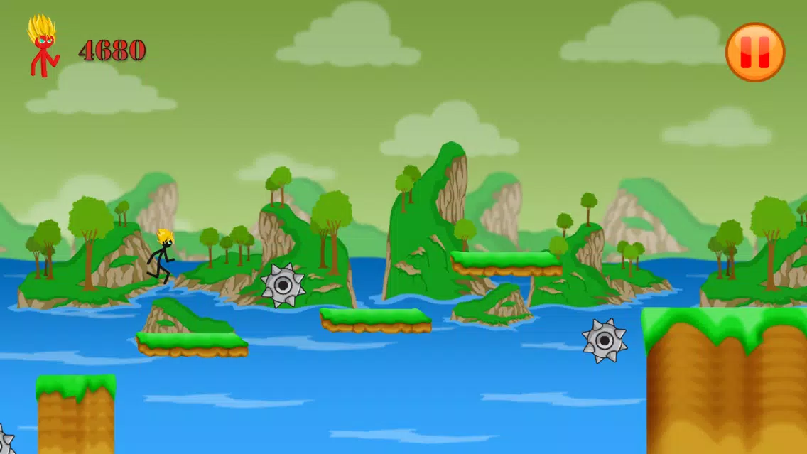Screenshot di Stick-man Fight-ing Jungle Run-ner Safari