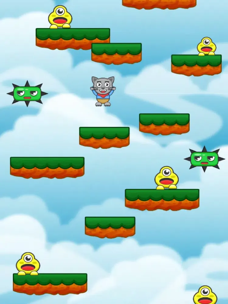 صور Super Cat Alien World Mega Jump-ing Game iPad 