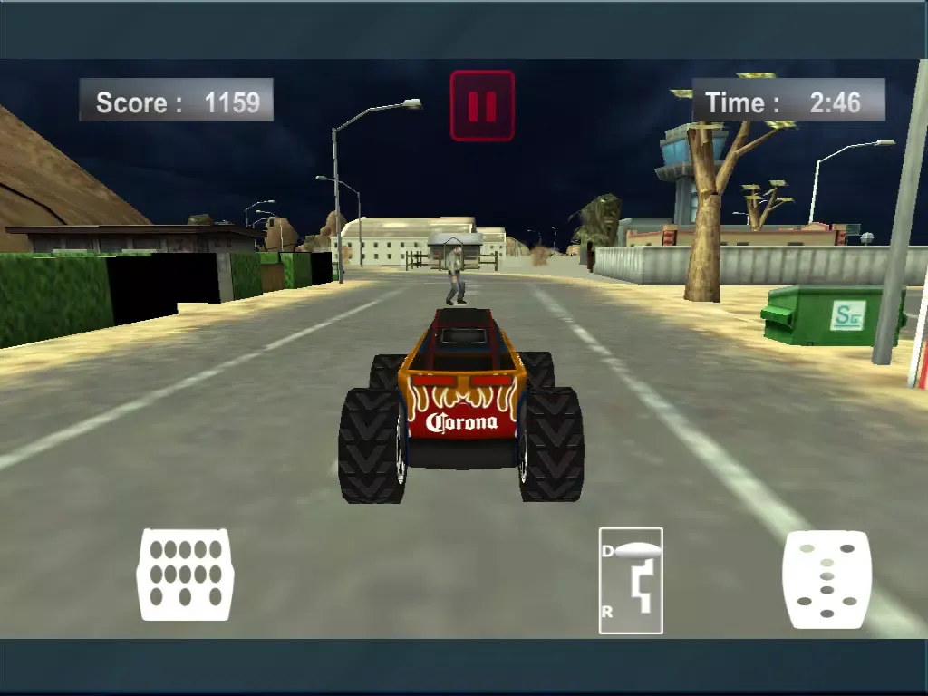 Zombie Demolition Outlaw - Monster Truck Driving Game for Free iPad 应用截图