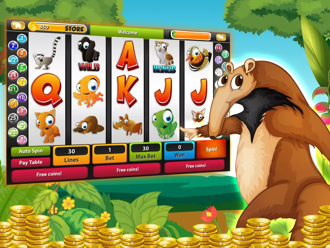 Aussie and Luck Slot Machine - Play Free at Grand Casino iPad  স্ক্রিনশট