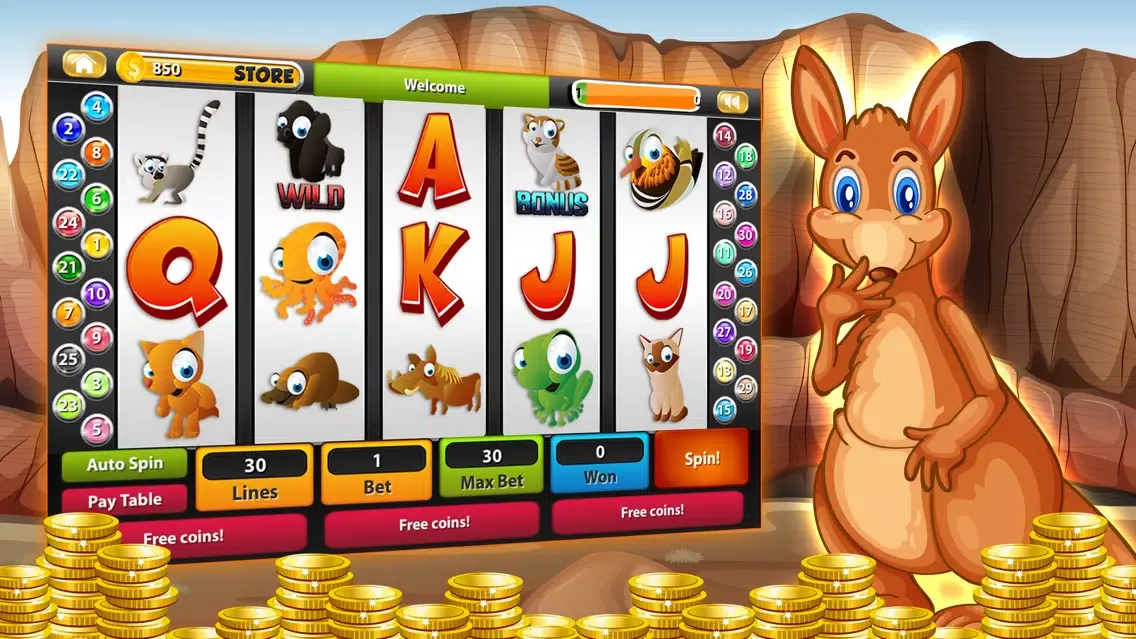 Aussie and Luck Slot Machine - Play Free at Grand Casino স্ক্রিনশট
