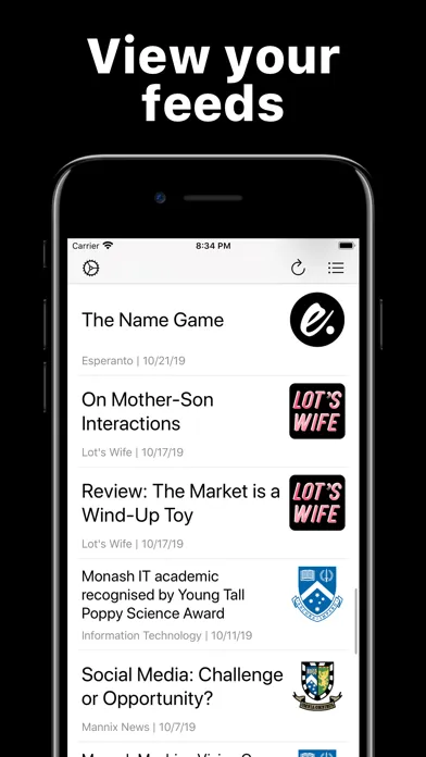 Ảnh chụp màn hình của Monash Zeitgeist