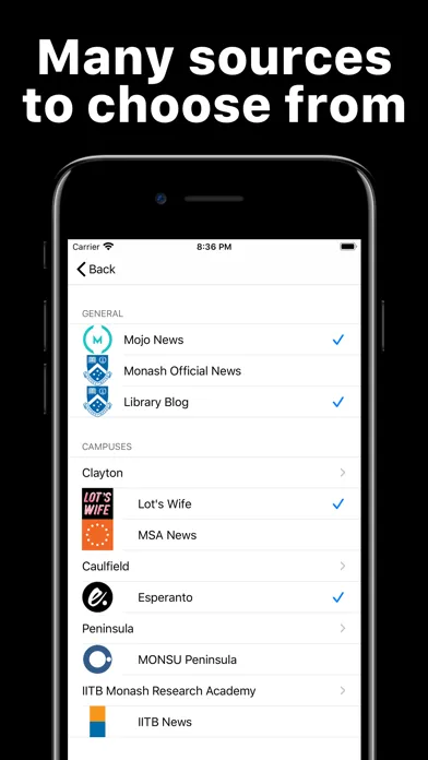 Ảnh chụp màn hình của Monash Zeitgeist