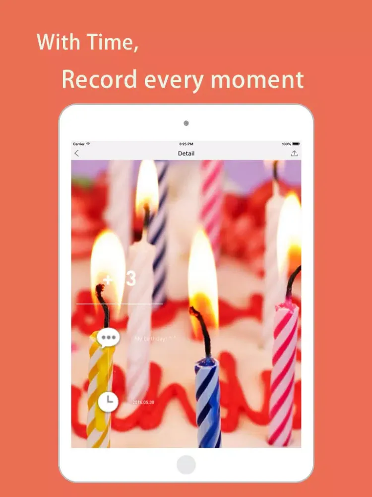 Moment-Record every moment with time. iPad  Ekran Görüntüleri