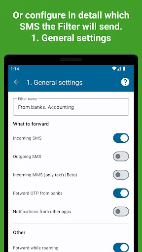 صور SMS forwarder auto to PC/phone
