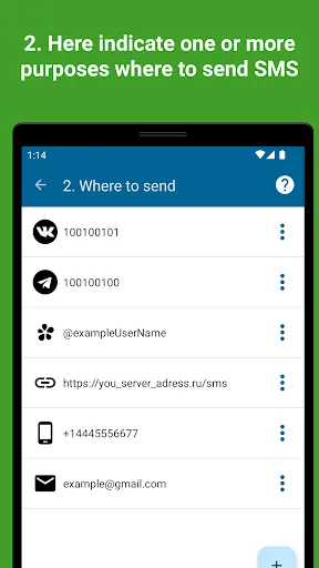 صور SMS forwarder auto to PC/phone