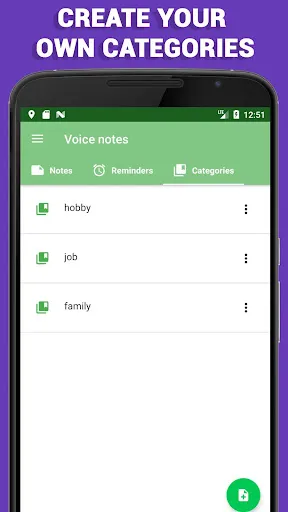 Voice notes应用截图