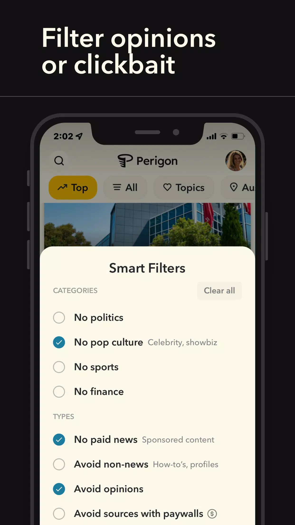 Perigon Screenshots