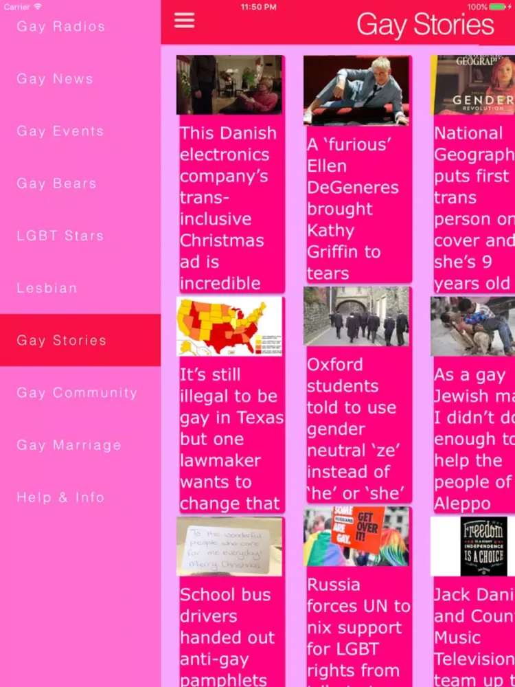 Gay Radio iPad  سکرین شاٹس