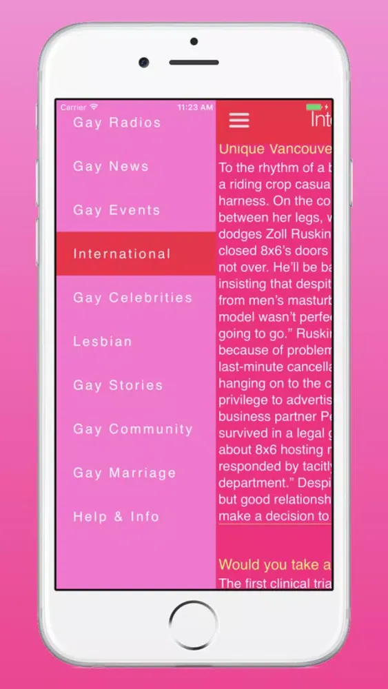 Gay Radio سکرین شاٹس