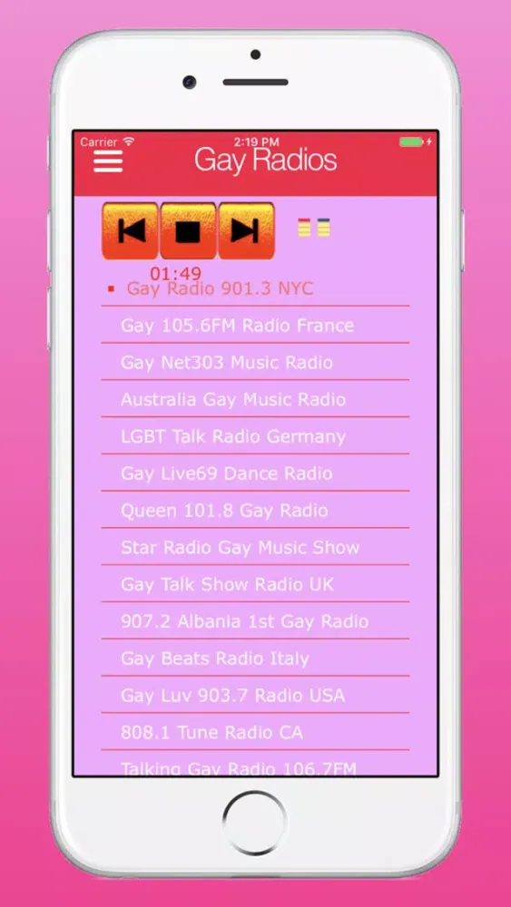 Gay Radio سکرین شاٹس